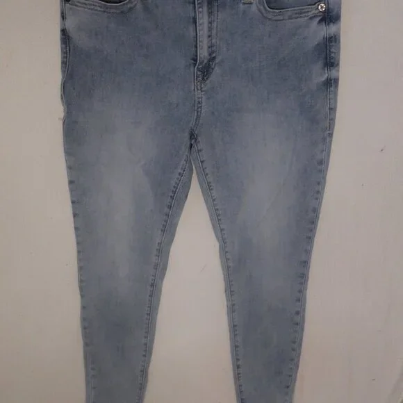 True Religion Light Wash Stretch Skinny Jeans Jeggings Size 18 - Picture 3 of 3